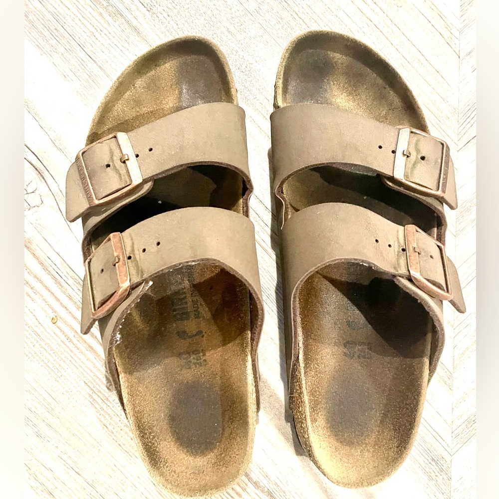 Taupe Arizona Birkenstock Sandals